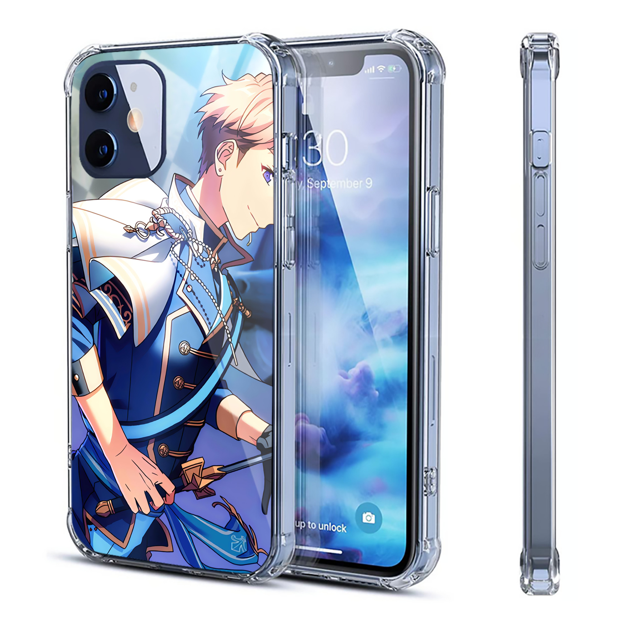 （画像用） あんさんぶるスターズ! Ensemble Stars 【iPhone 12シリーズ対応】透明スマホケース（クリアソフトケース）